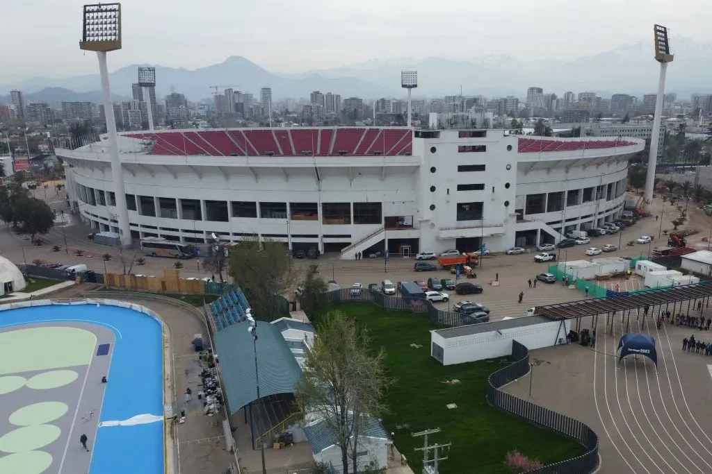 El Parque Estadio Nacional estuvo en remodelación por los Juegos Panamericanos Santiago 2023. Foto: Dragomir Yankovic/Aton Chile