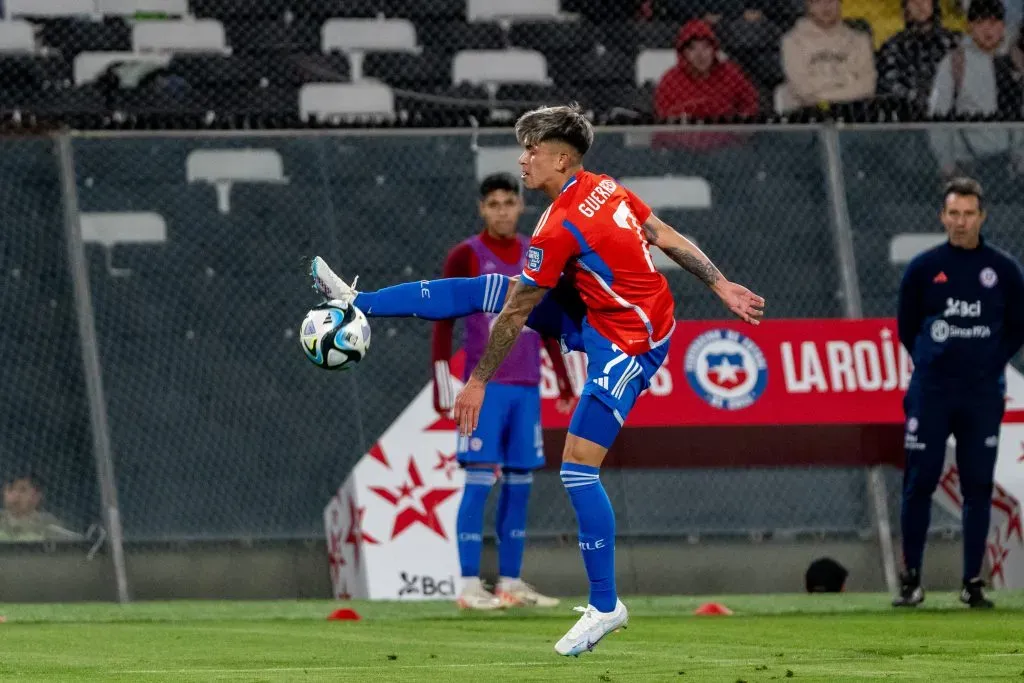 Maximiliano Guerrero, extremo de Deportes La Serena, reemplazó a Víctor Dávila ante Paraguay. (Foto: Guille Salazar/RedGol).