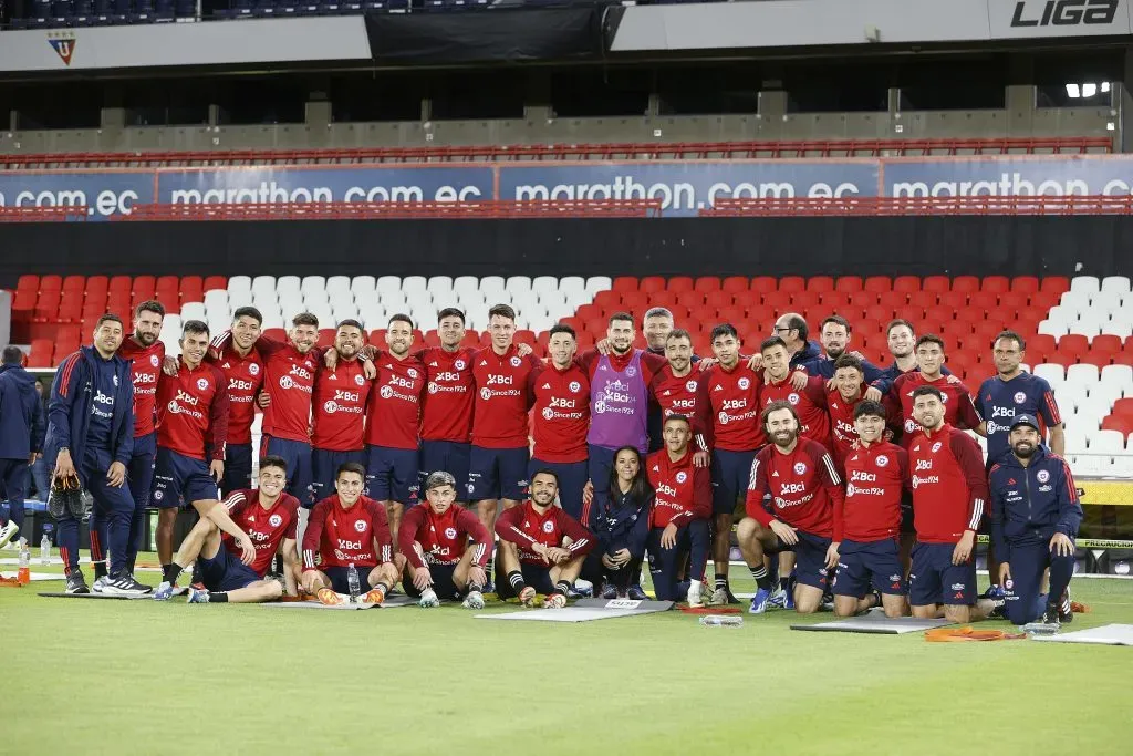 La unión de grupo es lo que más se ha trabajado en la Roja. Foto: Carlos Parra – Comunicaciones FFCh