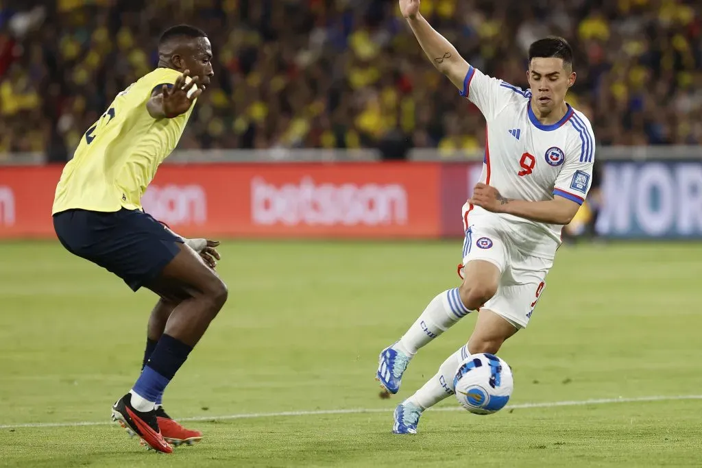 Alexander Aravena sorprendió como titular, pero no tuvo el mismo nivel que en partidos anteriores. Foto: Carlos Parra, Comunicaciones FFCh.