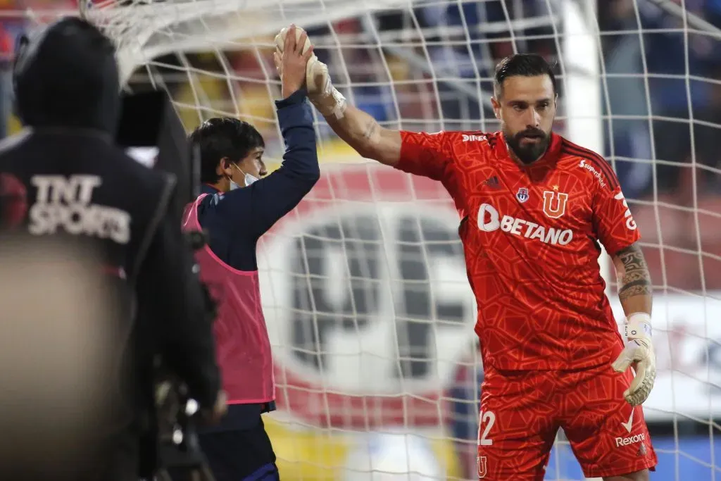 Hernán Galíndez en su paso por Universidad de Chile. Foto: Jonnathan Oyarzun/Photosport