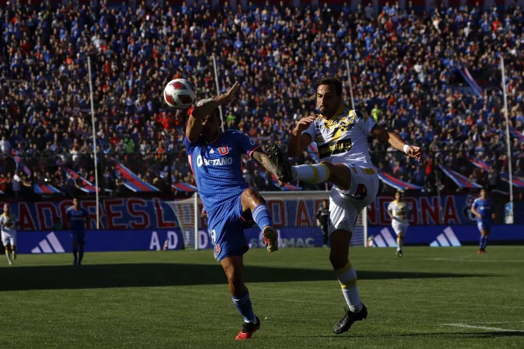 Universidad de Chile generó muy poco peligro en el arco de Diego Sánchez. Leandro Fernández fue uno de los puntos bajos en la U de mitad de cancha hacia arriba. | Foto: Photosport.