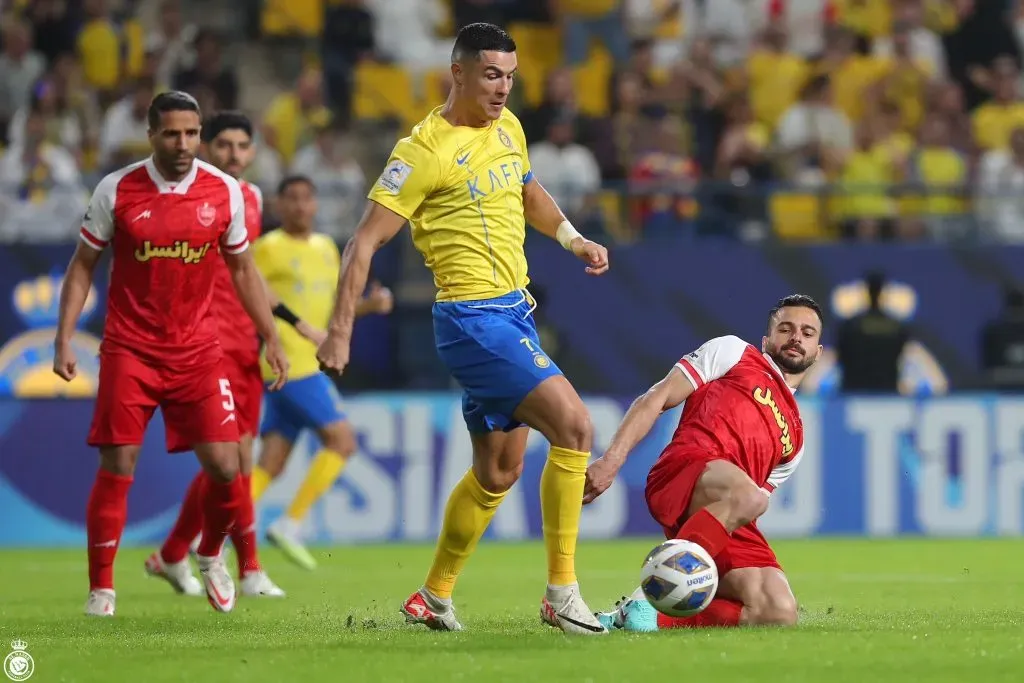 Cristiano Ronaldo en acción por Liga de Campeones de Asia (Al Nassr)