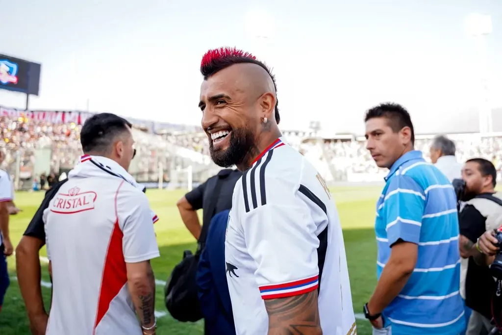 Arturo Vidal sólo podrá jugar la Copa Libertadores en 2024 si vuelve a Colo Colo. Foto: Guille Salazar, RedGol.