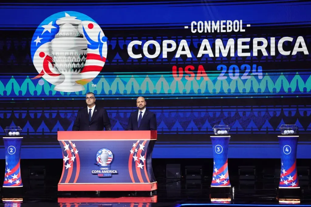 Este jueves fue el sorteo de la edición 2024 de la Copa América 2024. | Foto: Getty Images