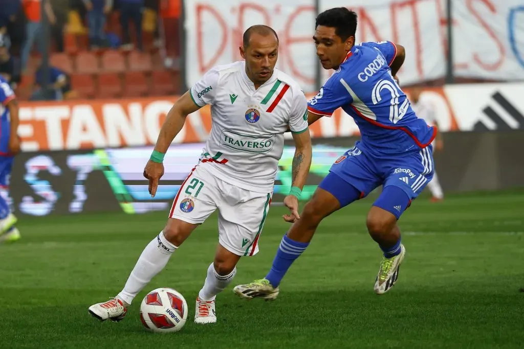 Marcelo Díaz enfrentó en dos oportunidades a Universidad de Chile. Foto: Marcelo Hernandez/Photosport