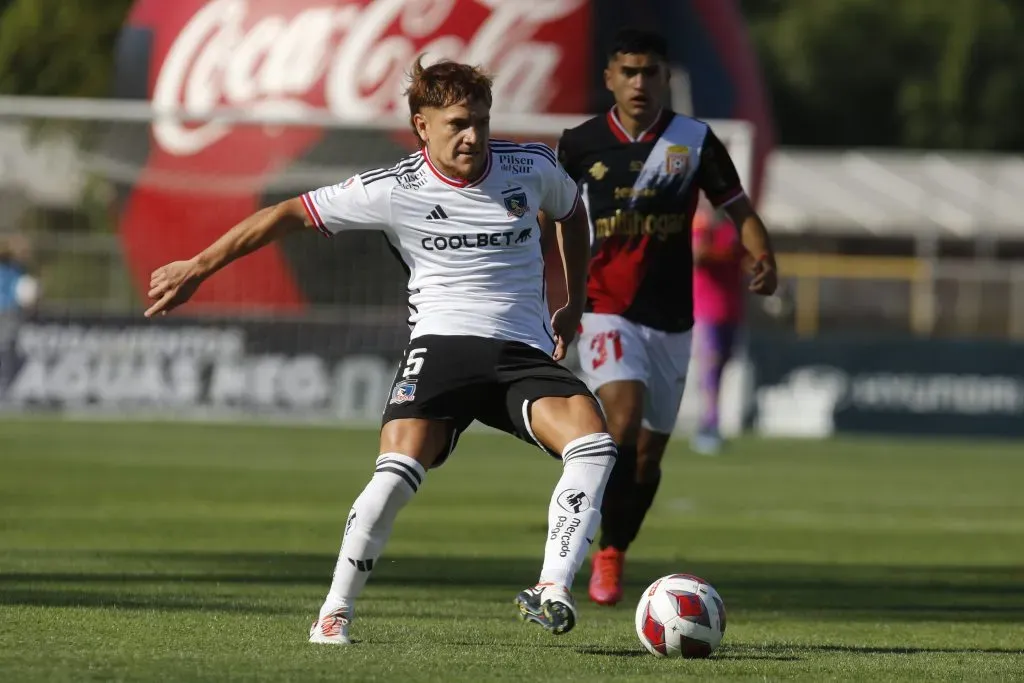 Leo Gil puede jugar su último partido en Colo Colo ante Magallanes si es que parte a River Plate (Photosport)