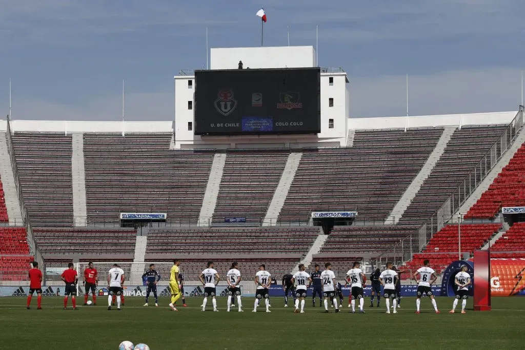 Colo Colo jugará en el Estadio Nacional una semana antes que la U en el Campeonato Nacional. Foto: Marcelo Hernandez/Photosport