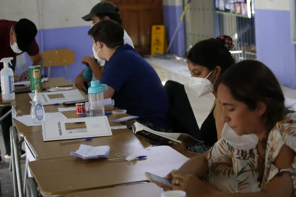 Vocales de mesa en el Plebiscito