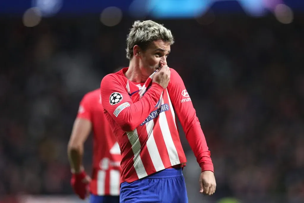 Antoine Griezmann espera dar la sorpresa con el Atlético de Madrid ante Inter de Milán. Foto: Getty Images.