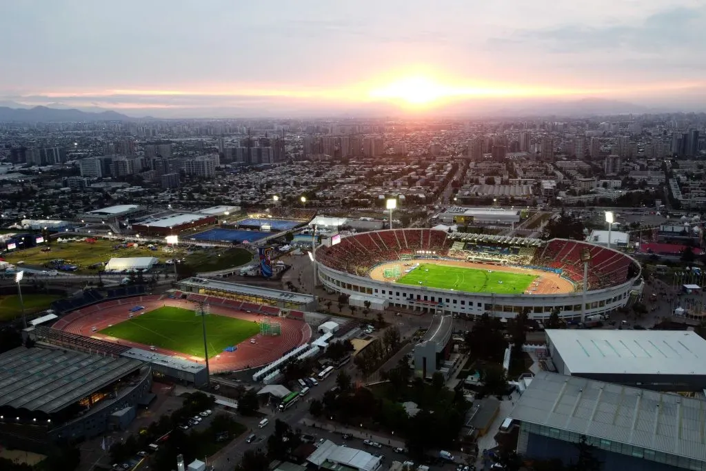 Universidad de Chile deberá luchar siempre con el uso del Estadio Nacional. Foto: Javier Salvo/Santiago 2023 via Photosport
