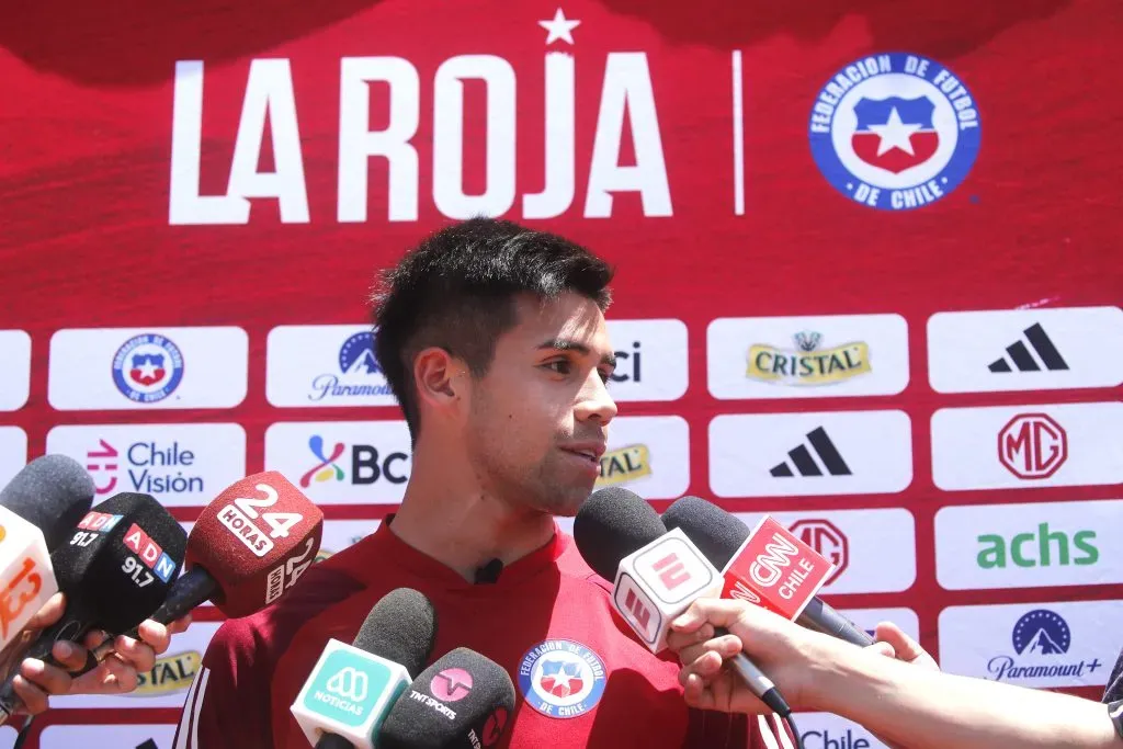 Alexander Aravena atendió a los medios este miércoles. | Foto: Photosport