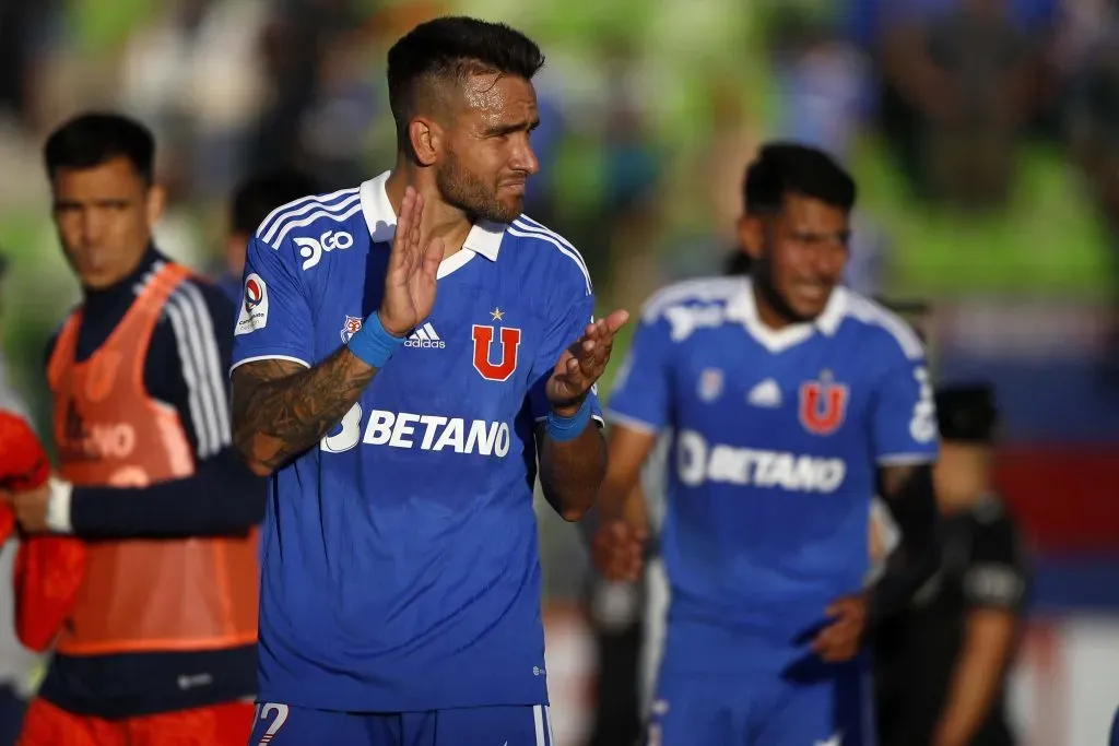 Matías Zaldivia se transformó en un referente dentro del plantel de la U. Foto: Andres Pina/Photosport