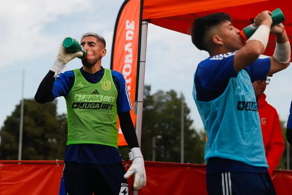 Gabriel Castellón, uno de los porteros que tiene la U. de Chile en su plantel. (Fotos: Gatorade)