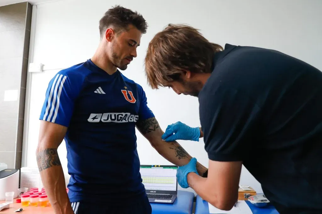 Juan Pablo Gómez pasó por el test de sudoración del Gatorade Science Sports Institute. (Fotos: Gatorade).