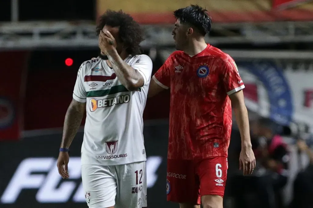 Marcelo enfrentó a Lucas Villalba en la última edición de la Copa Libertadores. (Daniel Jayo/Getty Images).
