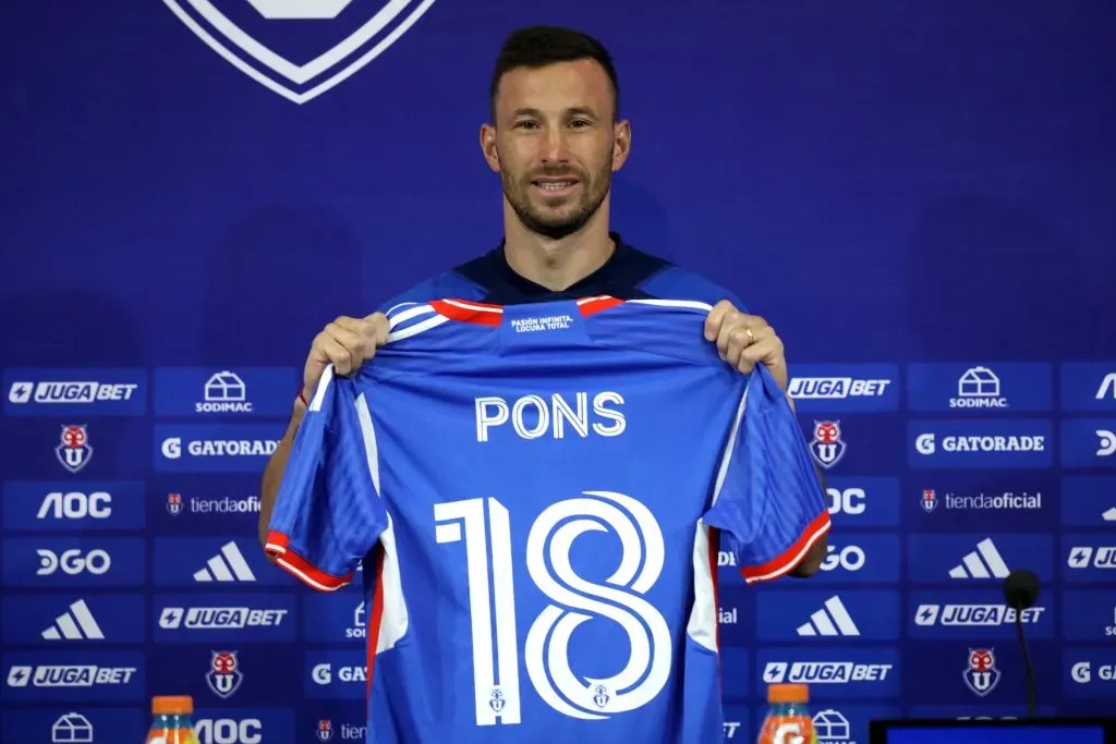 Luciano Pons tendrá el dorsal 18 en la camiseta de Universidad de Chile. Foto: Javier Salvo/Photosport