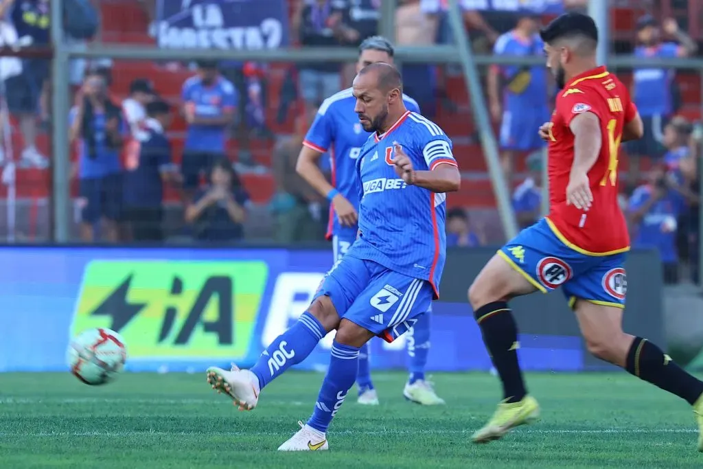 Marcelo Díaz jugó 45 minutos ante Unión Española. Foto: Marcelo Hernandez/Photosport