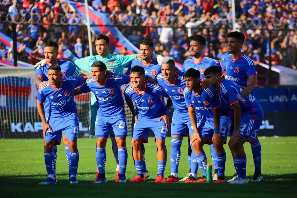 Esta fue la primera formación de Gustavo Álvarez en Universidad de Chile. Foto:  Marcelo Hernandez/Photosport