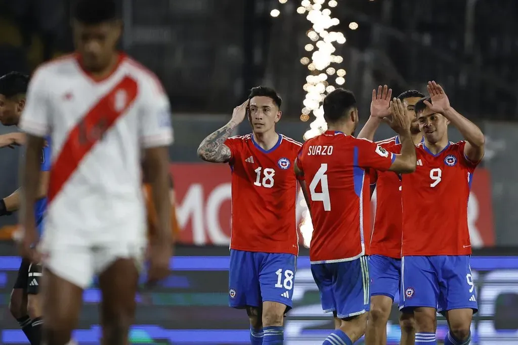 La Roja no gana un partido desde el 12 de octubre, cuando venció a Perú en las eliminatorias. Foto: Dragomir Yankovic/Photosport