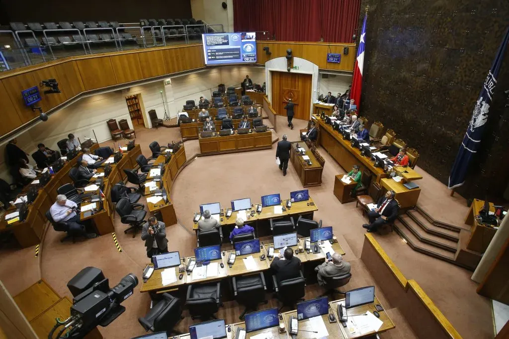 Sesión del Senado en el Congreso Nacional. Foto: Sebastián Cisternas/Aton Chile