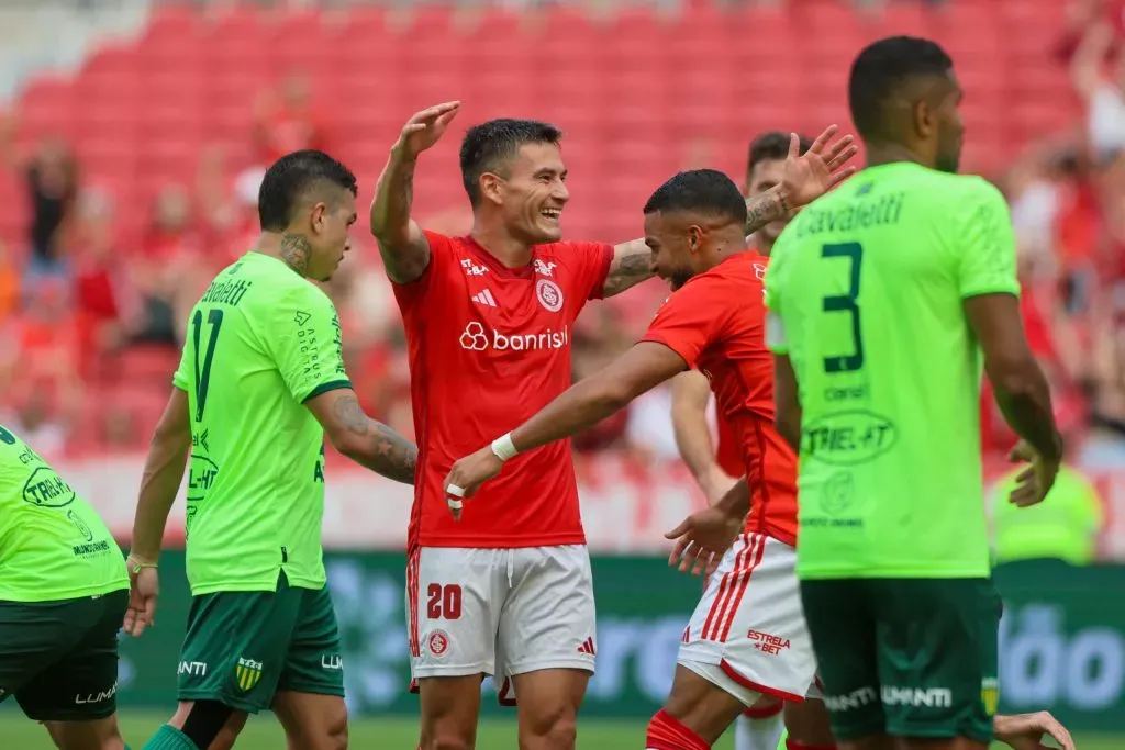 Charles Aránguiz marcó un gol y brilló en el triunfo del Inter este fin de semana. Foto: Comunicaciones Inter de Porto Alegre.