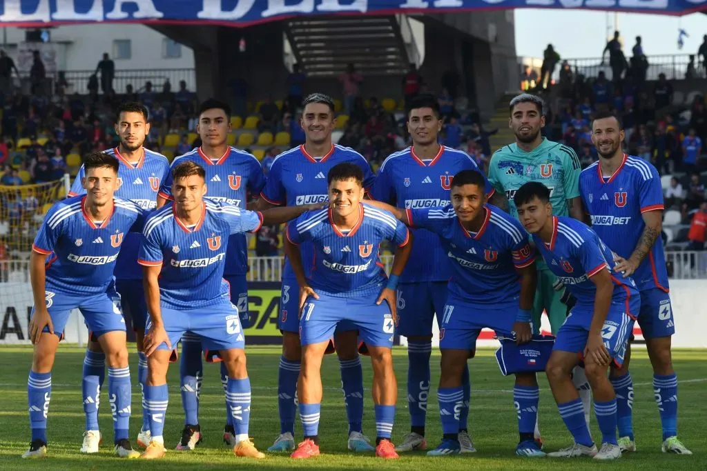 La formación que presentó Universidad de Chile ante Coquimbo Unido. Foto: Alejandro Pizarro Ubilla/Photosport