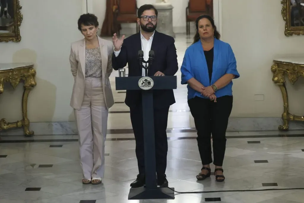 Punto de prensa del presidente Boric tras la reunión del Cosena (Aton Chile)