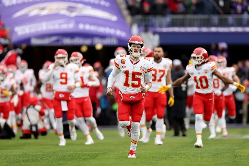 Patrick Mahomes lidera a los Kansas City Chiefs. Imagen: Getty.