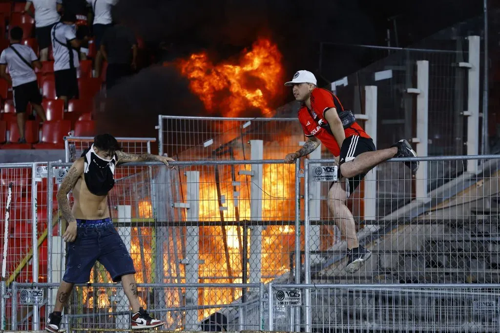 El dantesco escenario en el Estadio Nacional