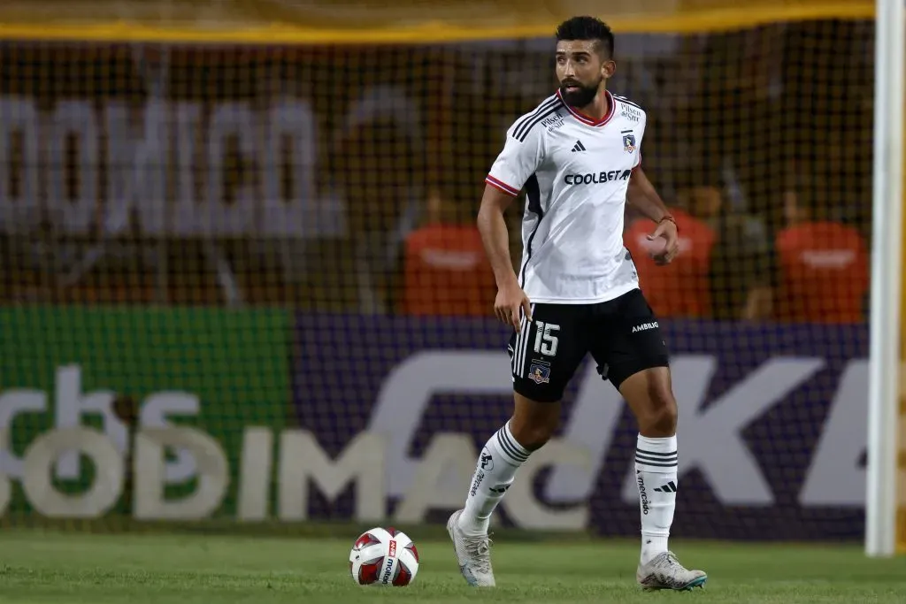 Emiliano Amor llegó en 2021 a Colo Colo. Imagen: Photosport.