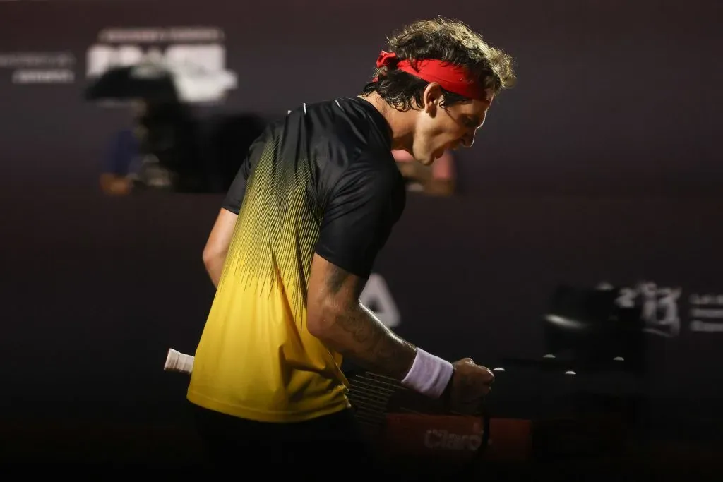 El brasileño despertó desde el segundo set para controlar el partido. Foto: Río Open.