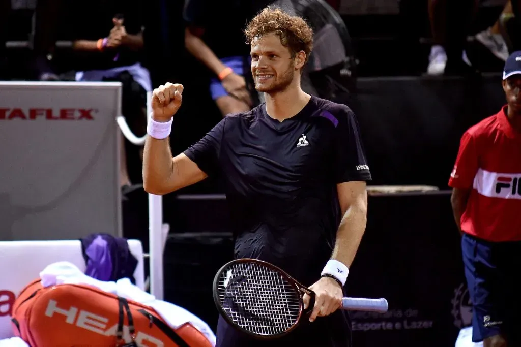 El alemán fue el verdugo de Nicolás Jarry. Foto: Open Rio.