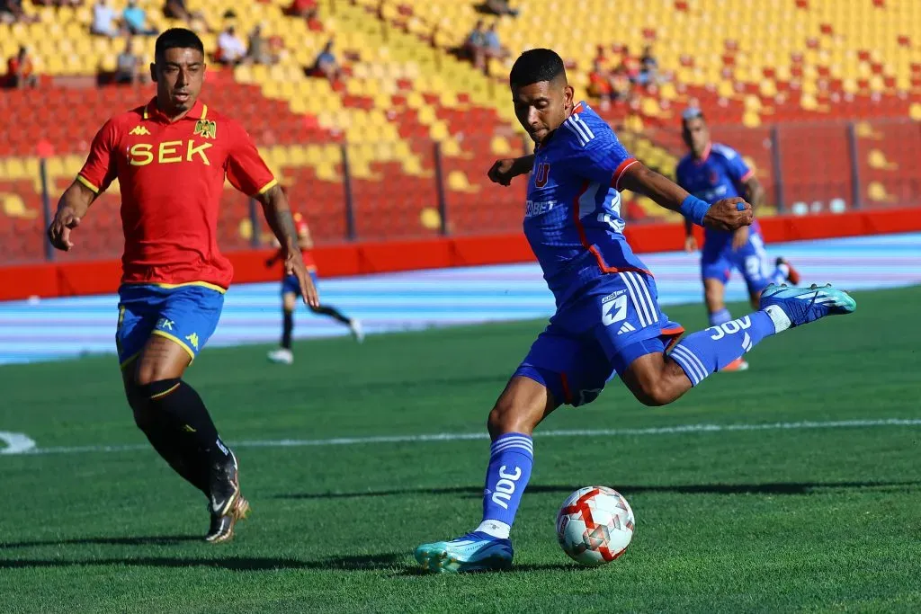 Cristián Palacios está a semanas de ser chileno. Foto: Marcelo Hernandez/Photosport