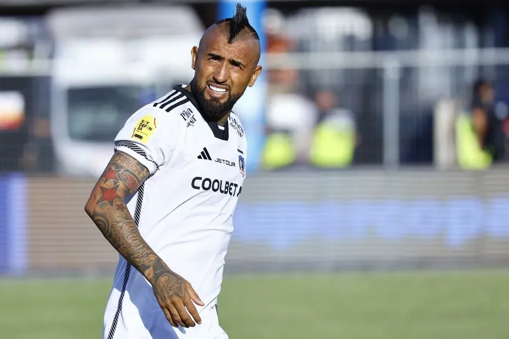 Arturo Vidal es la gran figura de Colo Colo. Imagen: Photosport.