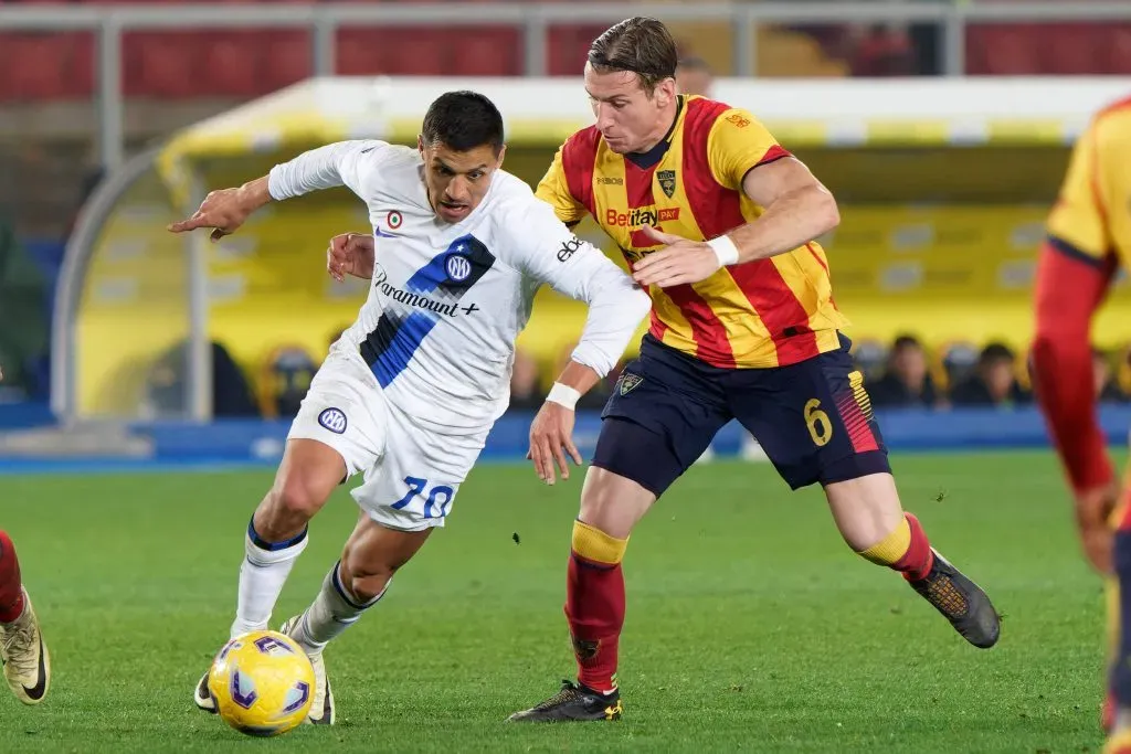 Alexis Sánchez volvió a jugar todo el partido con la camiseta del Inter de Milán después de dos años. Foto: IMAGO.