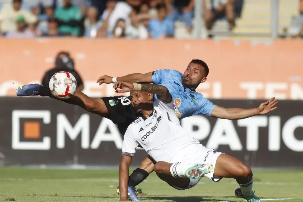 La definición de Bryan Rabello para el 1-0 definitivo de O’Higgins ante Colo Colo. (Jorge Loyola/Photosport).