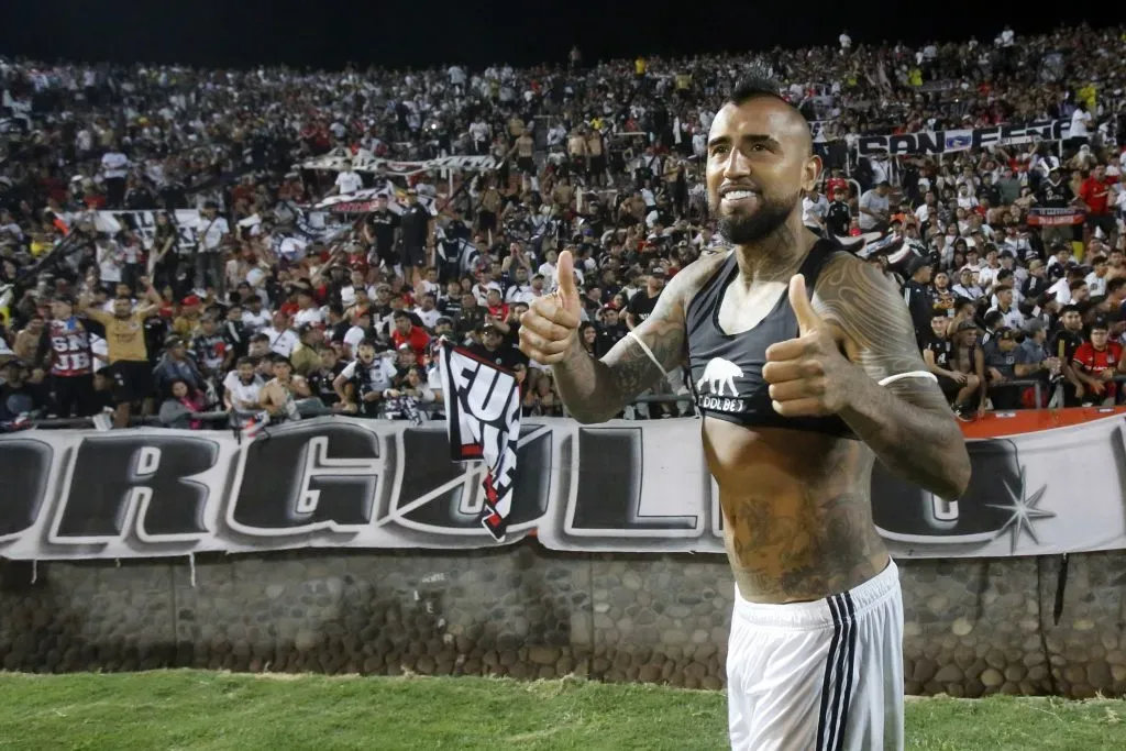 Arturo Vidal no se pierde el duelo del jueves en el Monumental. Foto: Jonnathan Oyarzun/Photosport