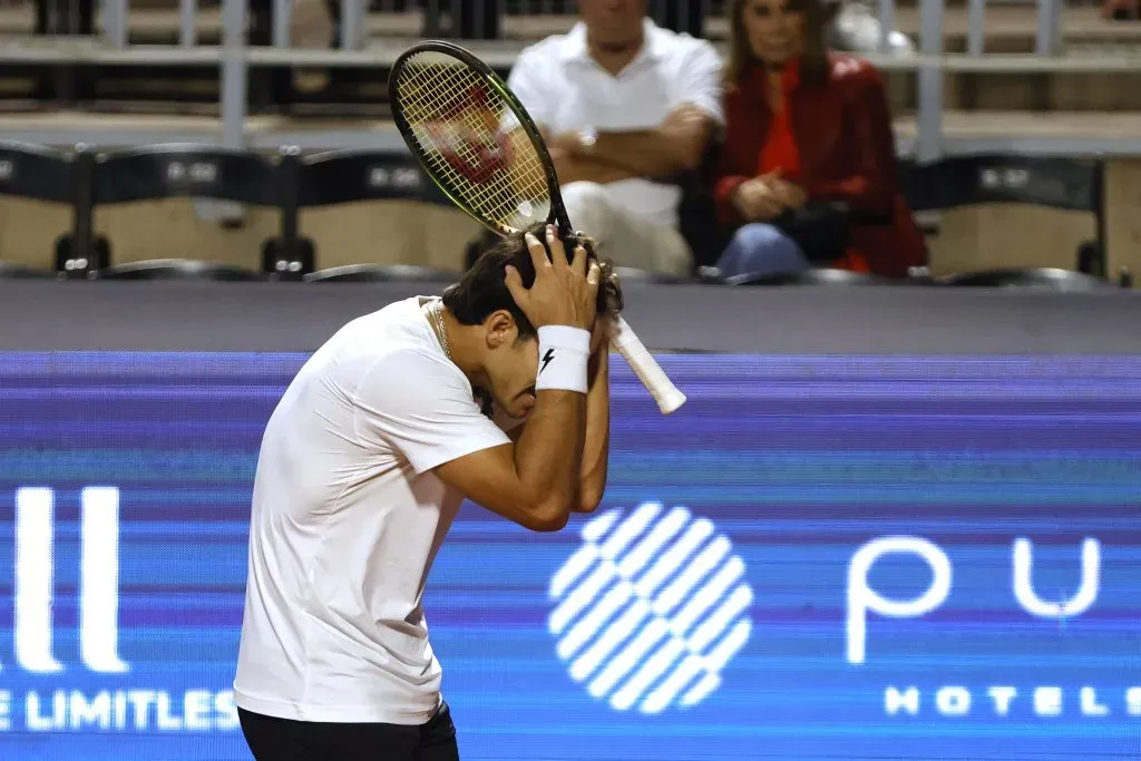 Cristian Garín sumó un nuevo fracaso en lo que va de 2024. Foto: Photosport.