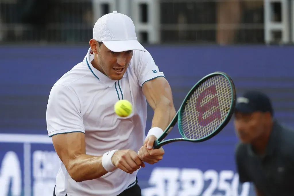 Nicolás Jarry tumbó a Federico Coria para avanzar en el Chile Open 2024. Foto: Photosport.