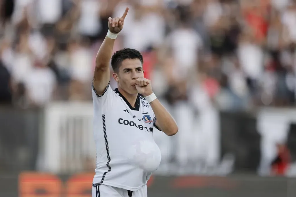 Matías Moya marcó su primer gol con Colo Colo. Foto: Photosport