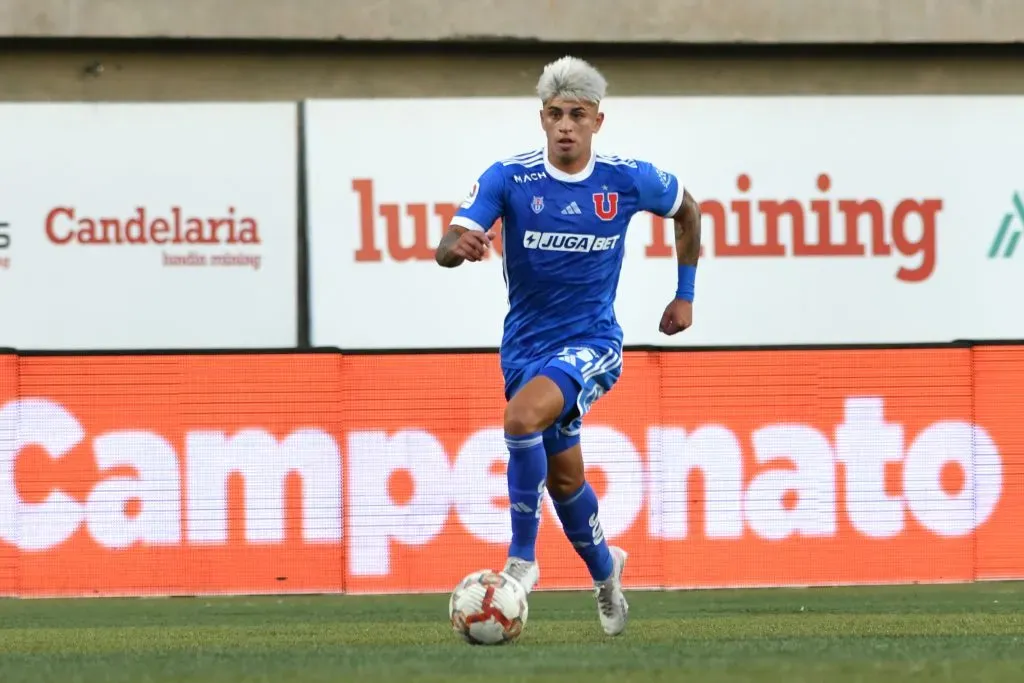 Guerrero ha sido titular en los dos partidos de la U. Foto: Alejandro Pizarro Ubilla/Photosport