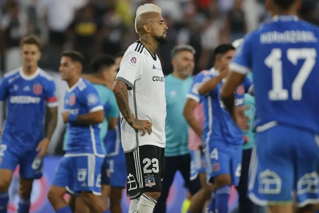 Arturo Vidal lleva tres días minimizando el triunfo de la U. Foto: Dragomir Yankovic/Photosport