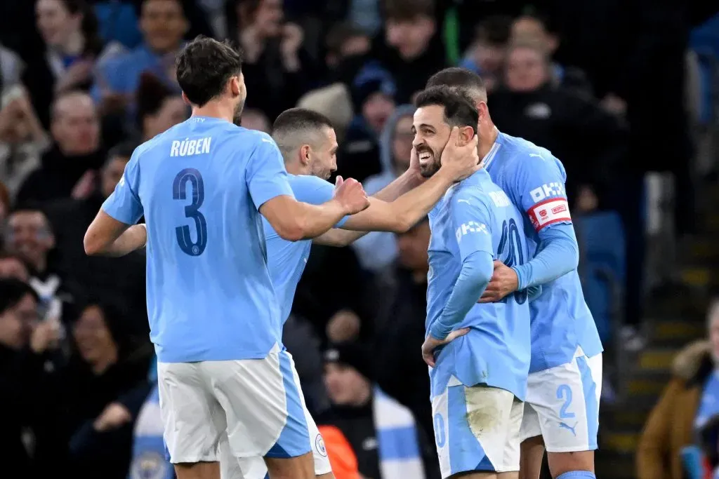 Bernardo Silva lideró el triunfo del Manchester City esta tarde. Foto: Getty Images