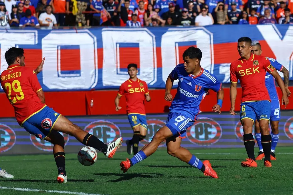 El estreno de Gustavo Álvarez fue goleada ante la U en un amistoso. Foto: Marcelo Hernandez/Photosport