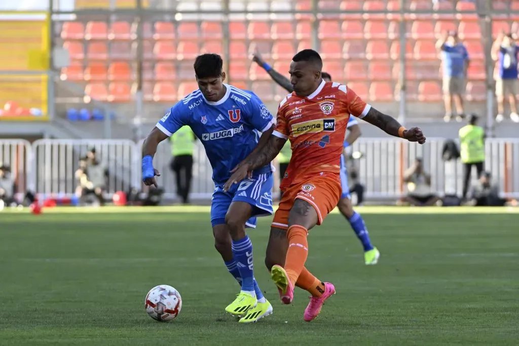 Fabián Hormazábal ha sido uno de los refuerzos más destacados en la U. Foto: Pedro Tapia/Photosport