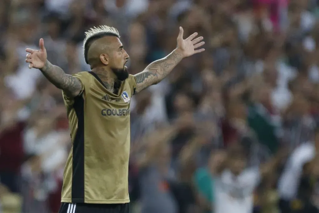 Vidal fue una buena figura de Colo Colo en el Maracaná / Photosport