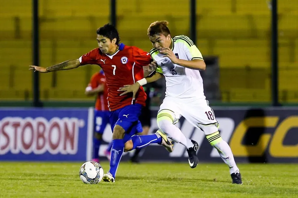 Luciano Cabral en el Sudamericano Sub 20 de 2015. (Foto: Imago).
