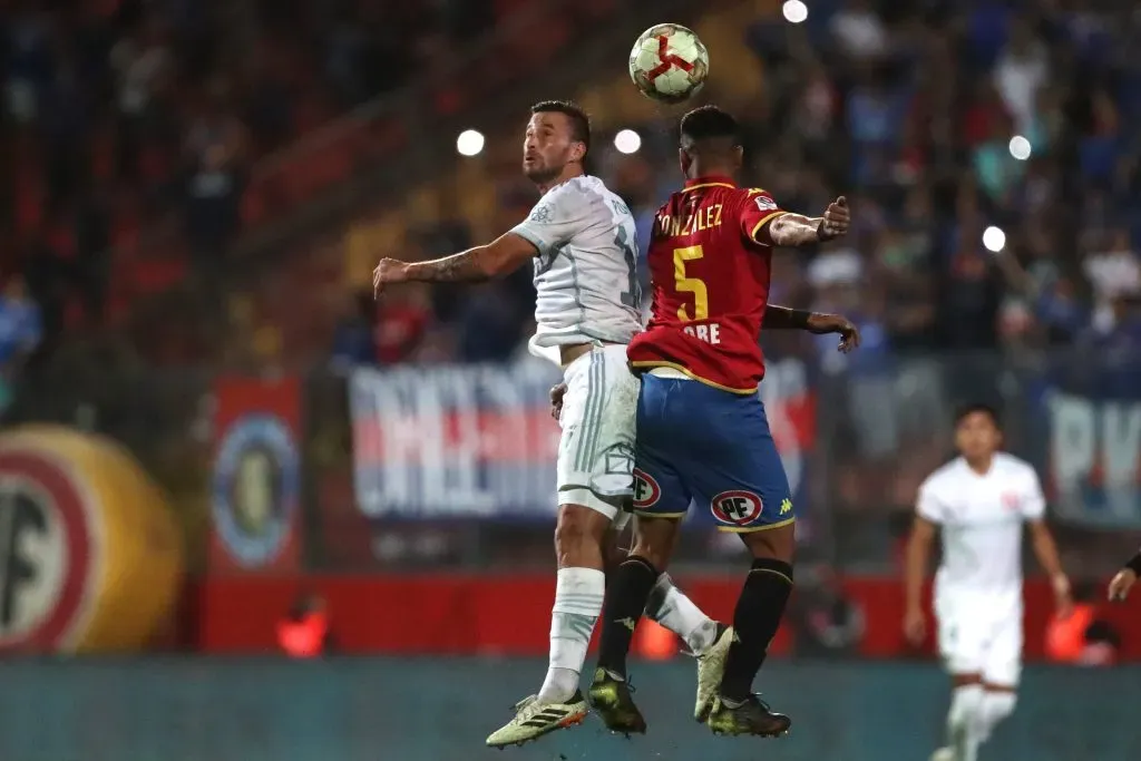 Luciano Pons jugó en el segundo tiempo ante Unión Española. Jonnathan Oyarzun/Photosport