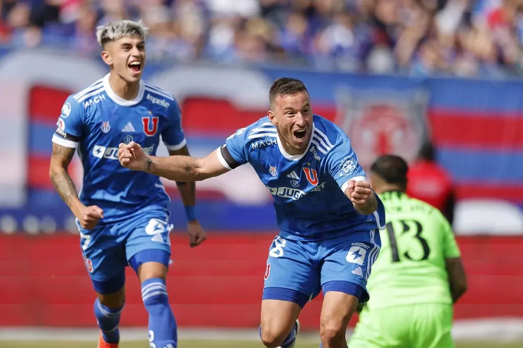 Luciano Pons hace su primer tanto con la Universidad de Chile | Photosport